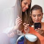 Consultora da Natura e cliente