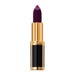 L'Oréal Paris x Balmain 468 Liberation Color Riche Dark Purple Lipstick. Photo - © Courtesy of L'Oréal