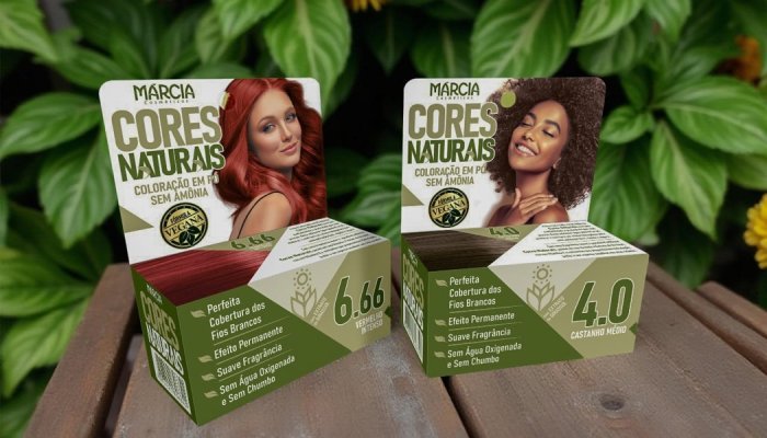 Márcia Cosméticos relança sua tintura em pó com fórmula vegana e nova embalagem