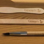 Aplicadores em madeira da Texen