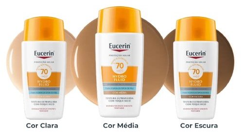 Eucerin inova com IA no lançamento do Hydro Fluid com cor FPS 70