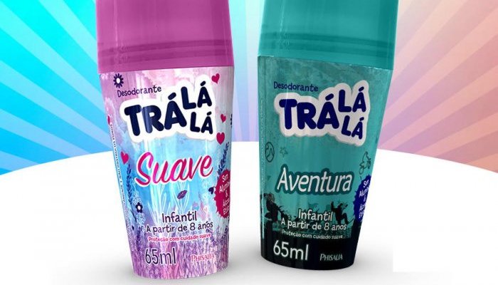 Trá Lá Lá lança duas novas versões de desodorantes infantis