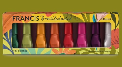 Francis lança linha de esmaltes com cheiro de sabonete em collab com Dailus