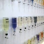 Mostruário de perfumes da Ducha Cosméticos