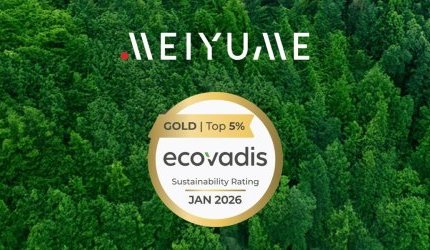 Meiyume reforça seu compromisso com a sustentavitade com a EcoVadis Gold