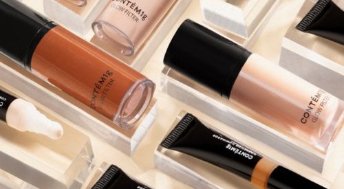 Contém1g lança maquiagem hibrido para uma pele iluminada