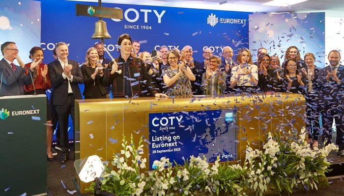 Grupo americano Coty estreia na Bolsa de Valores de Paris
