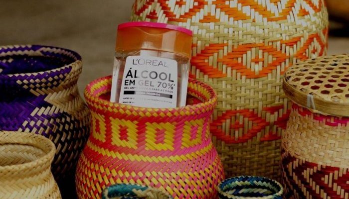 L'Oréal Brasil doa 13 mil unidades de álcool gel à indígenas