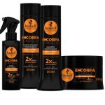 Linha Encorpa Cabelo é formulada com ácido hialurônico 