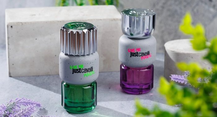 Wheaton cria os frascos e a decoração da linha Give Me Magic, da Just Cavalli