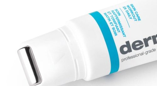 Aplicador roll-on metálico para o Neck Fit Contour Serum, da Dermalogica