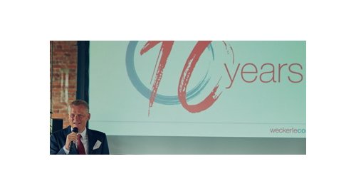 2009-2019: O Grupo Weckerle celebra em Eislingen, na Alemanha, os dez anos de crescimento de suas operações full-service