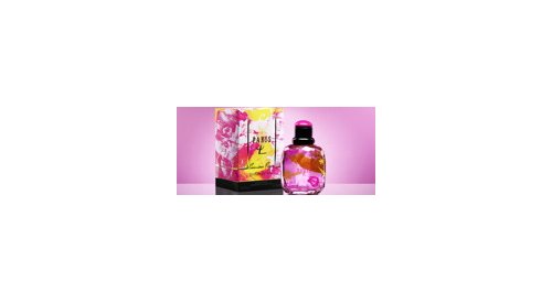 Japanese artist Houxo Que creates a fluorescent flacon for YSL Paris Premières Roses