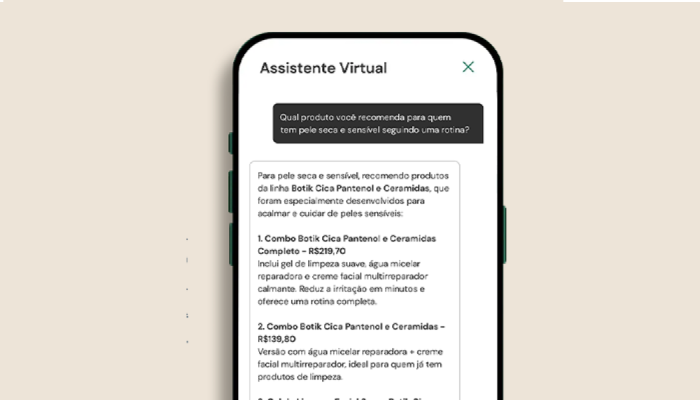 IA do Grupo Boticário recomenda rotinas e ajuda na escolha de presentes
