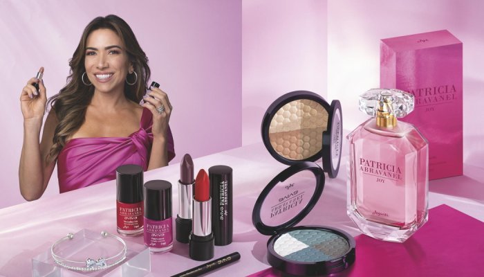 Patricia Abravanel lança coleção de maquiagem e novo perfume com a Jequiti