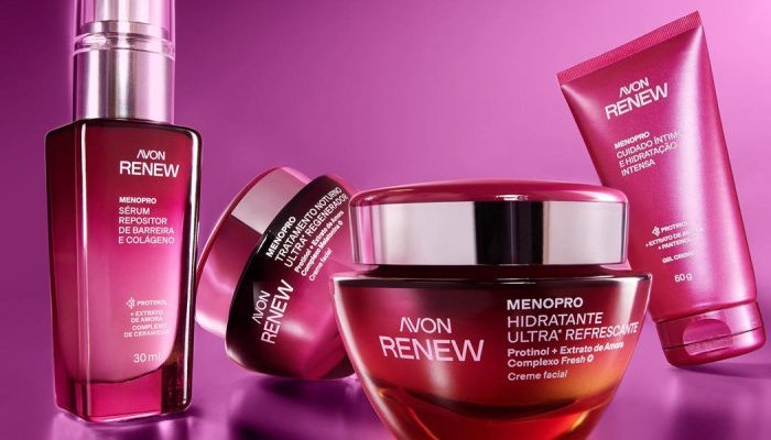 Com primeira pele 3D menopausada do mundo, Avon desenvolve Renew MenoPro