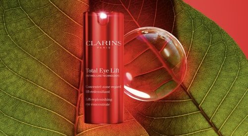 Clarins torna o Total Eye Lift recarregável com o airless Gaia da Aptar Beauty