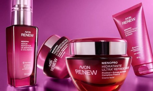 Com primeira pele 3D menopausada do mundo, Avon desenvolve Renew MenoPro