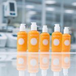 A L'Oréal apresentou o primeiro frasco de cosmético feito de plástico inteiramente reciclado utilizando a tecnologia enzimática da Carbios. 