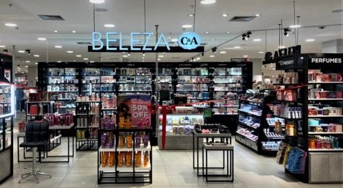 Mais de 30% das lojas C&A já têm espaços exclusivos de venda de cosméticos