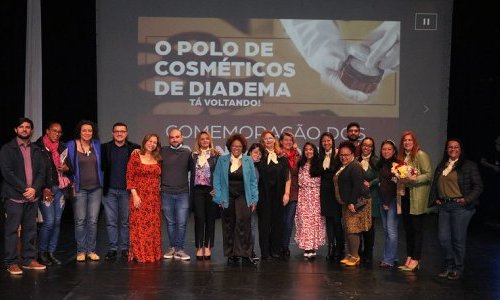 Diadema celebra 20 anos do Polo de Cosméticos com anúncio de retomada