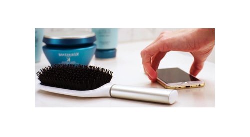 Kérastase's new smart hairbrush adds data to the daily haircare routine