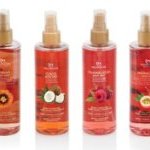 Linha de sprays corporais da Equivalenza