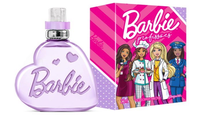 Jequiti apresenta nova colônia feminina Barbie Profissões