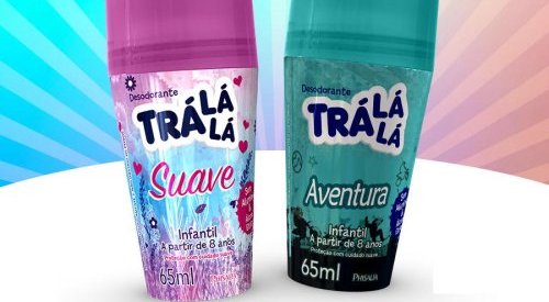 Trá Lá Lá lança duas novas versões de desodorantes infantis