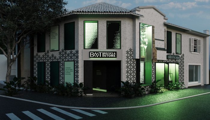 O Boticário cria loja-conceito em que a única moeda é material reciclável