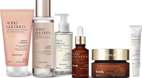 Ácido glicólico está entre os cinco ativos mais buscados em cuidados faciais