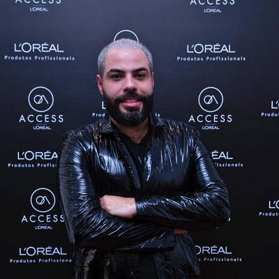 Bruno Viana, embaixador da L'Oréal Professional - Foto: Josemar...