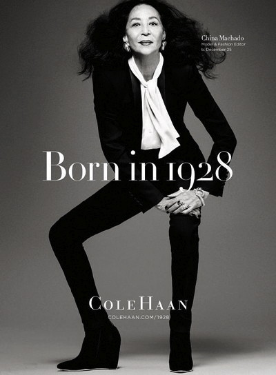 « Born in 1928 ». Cole Haan, 2013 (ad campaign) « Meet Britain's Leading...