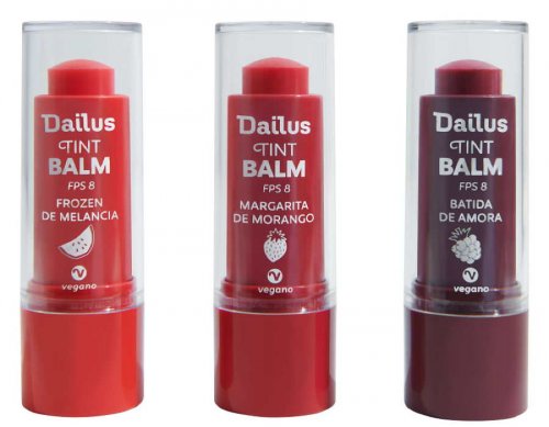 Coleção de tint balms da Dailus