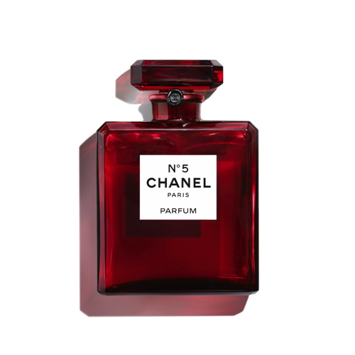 A Chanel N ° 5 apresenta em um frasco vermelho pela primeira vez na história...
